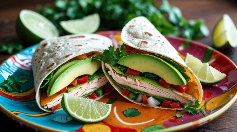 Resep Tortilla Gulung Alpukat & Ayam Unik