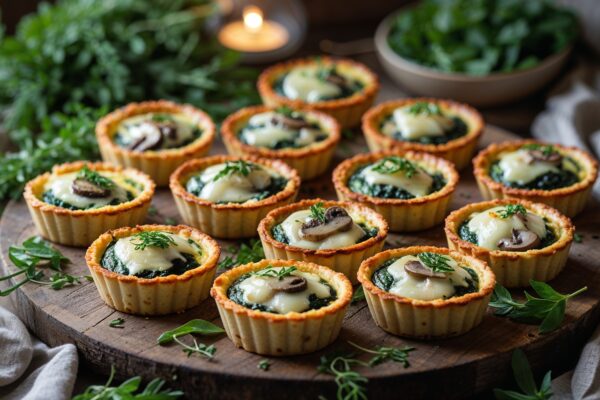 Resep Mini Quiche Bayam Jamur Kecil-Kecil Tapi Gaya Prancis
