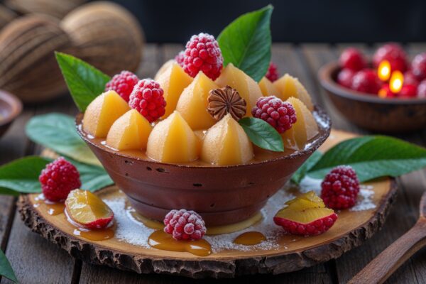 Es Krim Yogurt Buah Naga: Lembut dan Merona