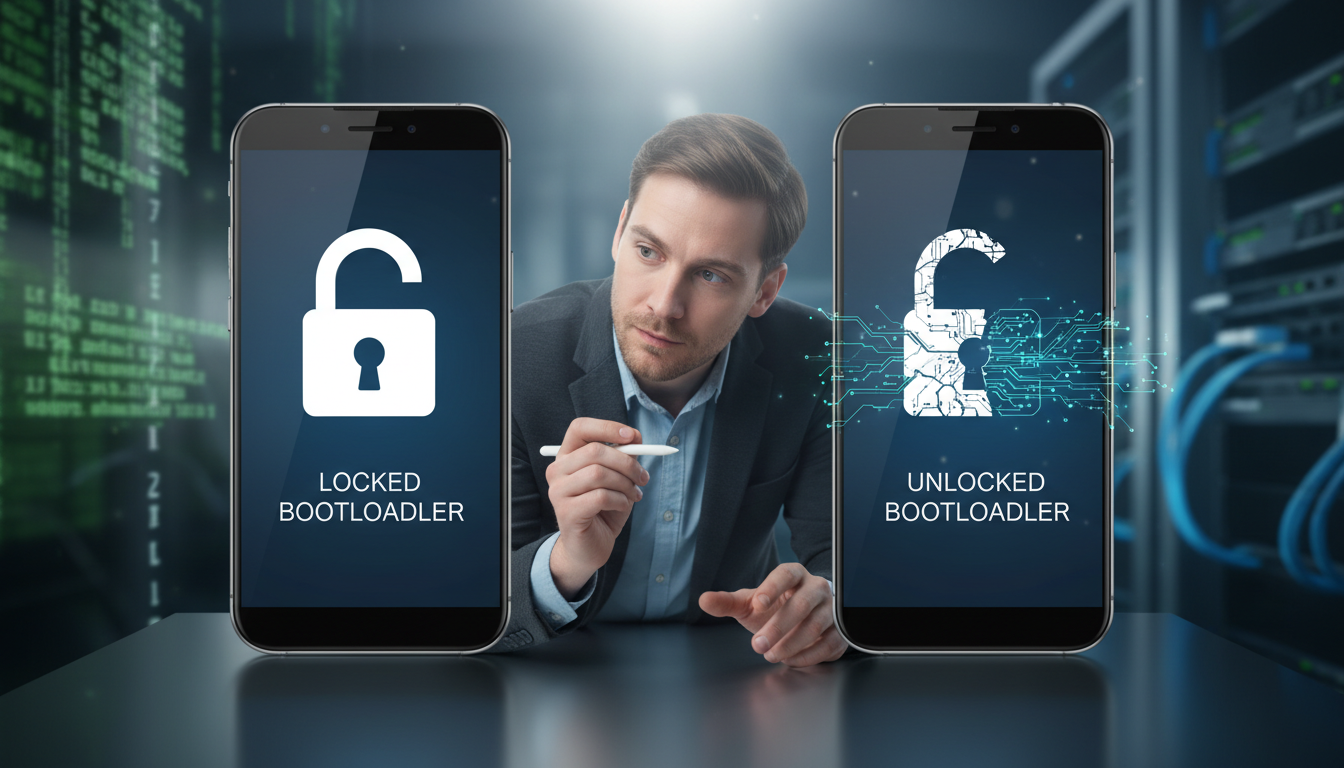 bootloader terkunci vs terbuka Android