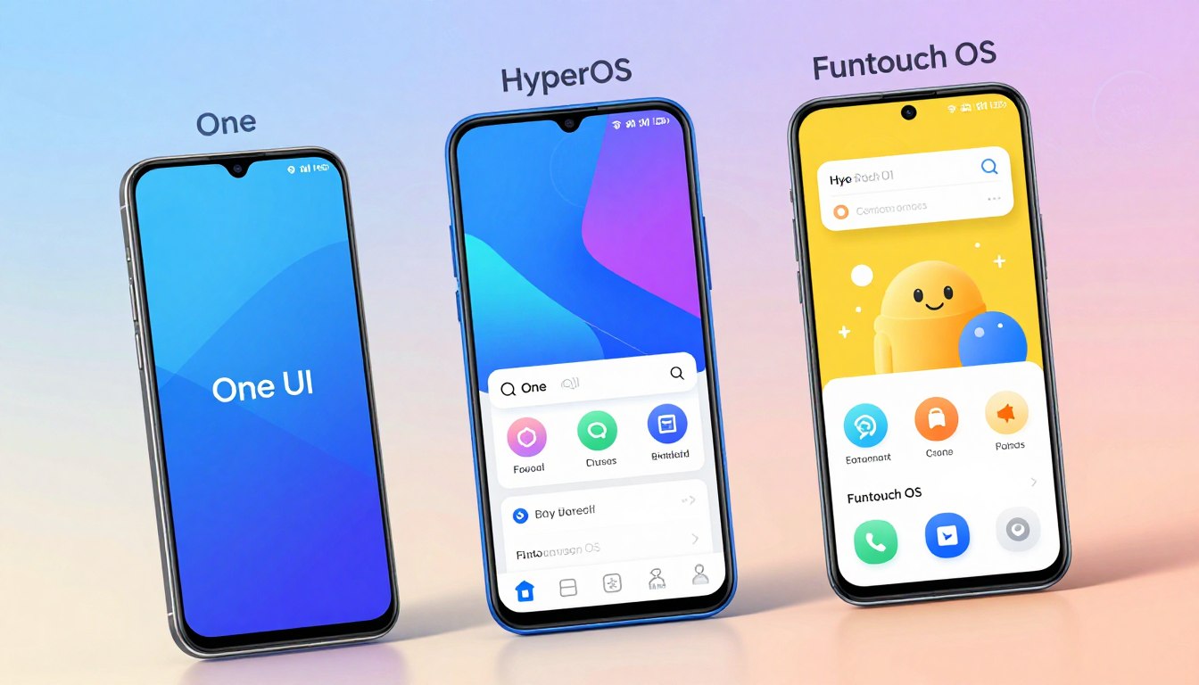 One UI vs HyperOS vs Funtouch OS